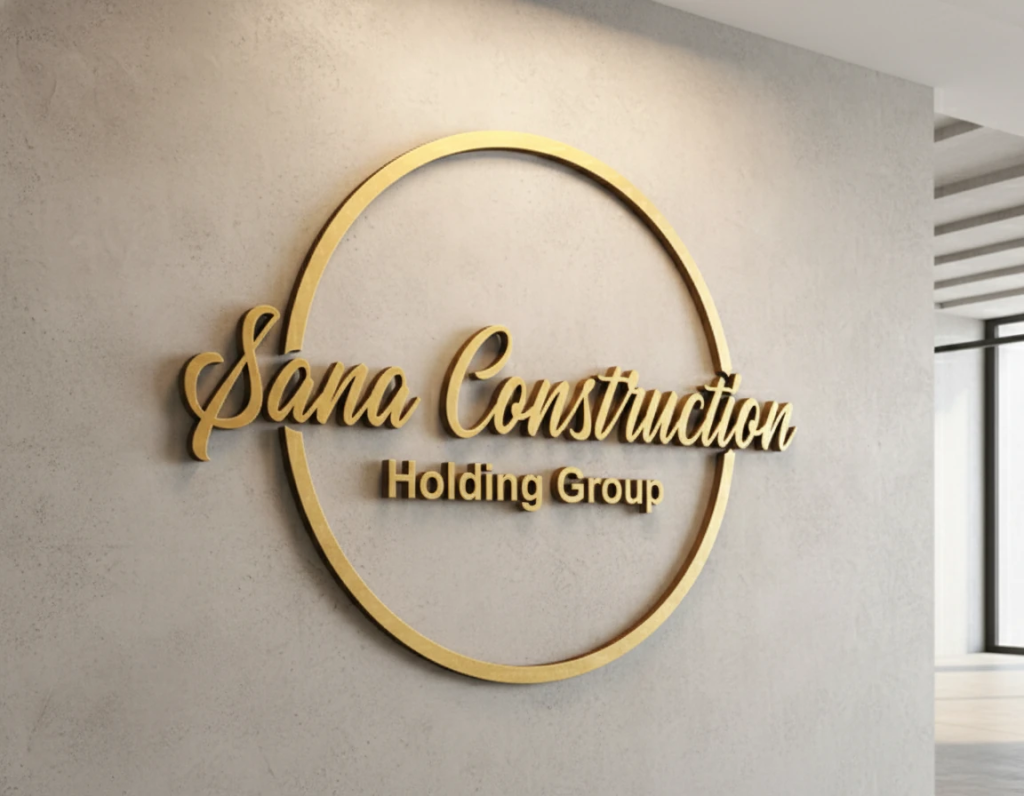 طراحی لوگو سه‌بعدی استیل و نورمخفی در اصفهان